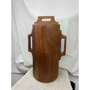 DANSK Staved Teak Quistgaard Ice Bucket Barware Serving Mid Century Modern MCM